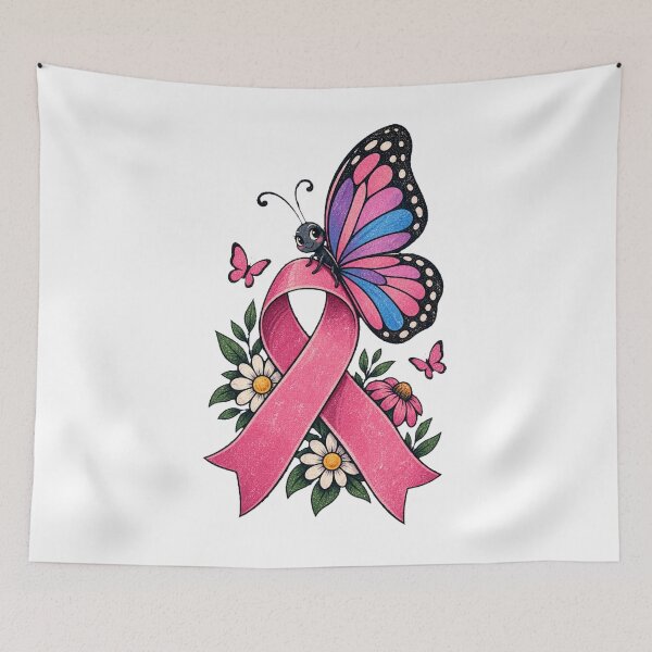 Item preview, Pink Ribbon Butterfly Hope designed and sold by HeleneKarlsen.