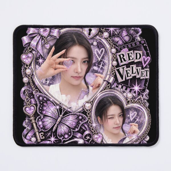 Item preview, Red Velvet Yeri Velvet Remedy Silver Heart Frame designed and sold by Valereekmerch.