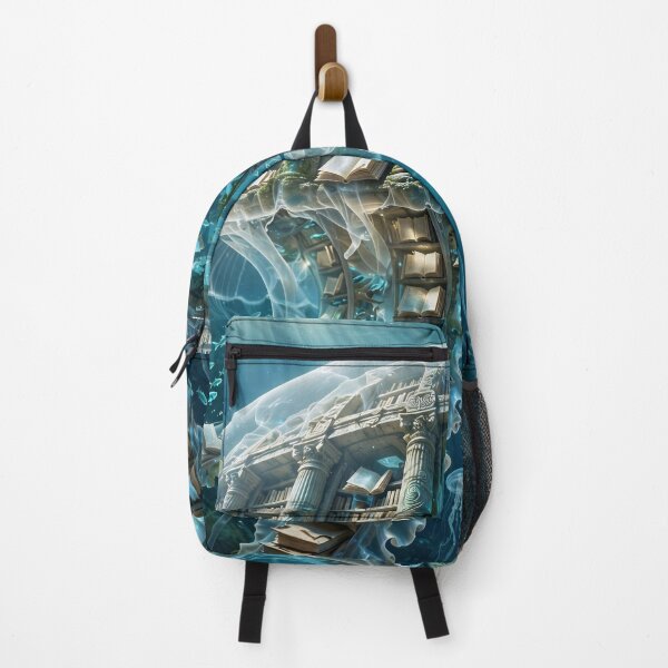 Item preview, The Forgotten Library of the Ocean – A Jellyfish Fantasy designed and sold by DreamyWallVibes.