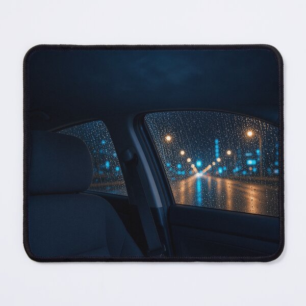 Item preview, Night Drive Rainy Car Window City Lights designed and sold by Nation Banter.