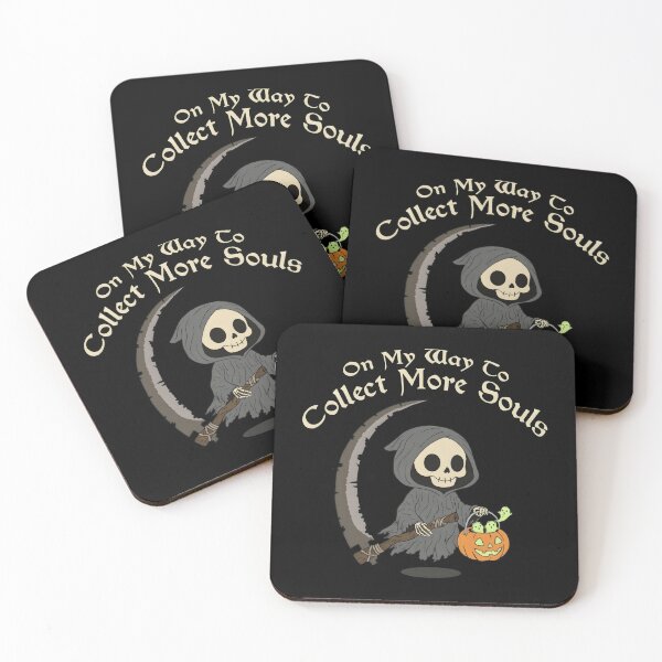 Item preview, Cute Grim Reaper Collecting More Souls Halloween designed and sold by Dmo3HarkoArt.