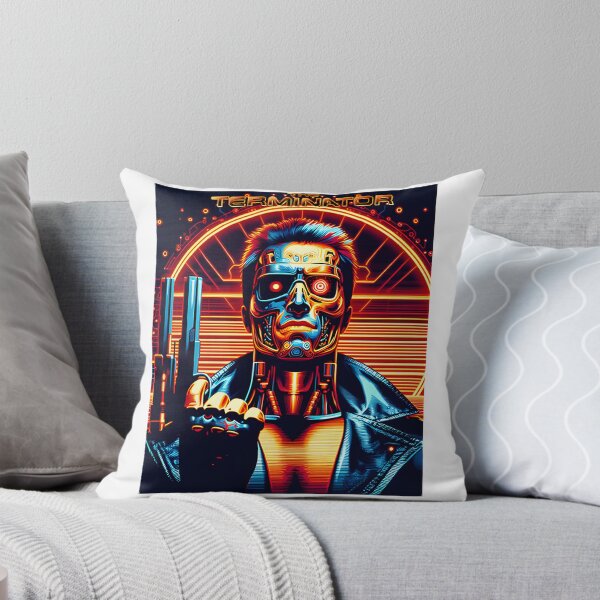 Item preview, Futuristic Terminator Inspired Modern Style Digital Art Illustration designed and sold by Arttisc.