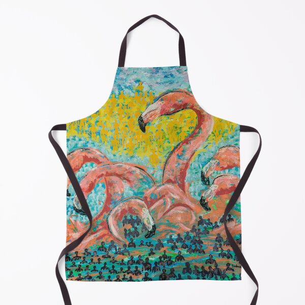 Item preview, Pink Flamingos: Expressionist and Colorful Art designed and sold by SedresArt.