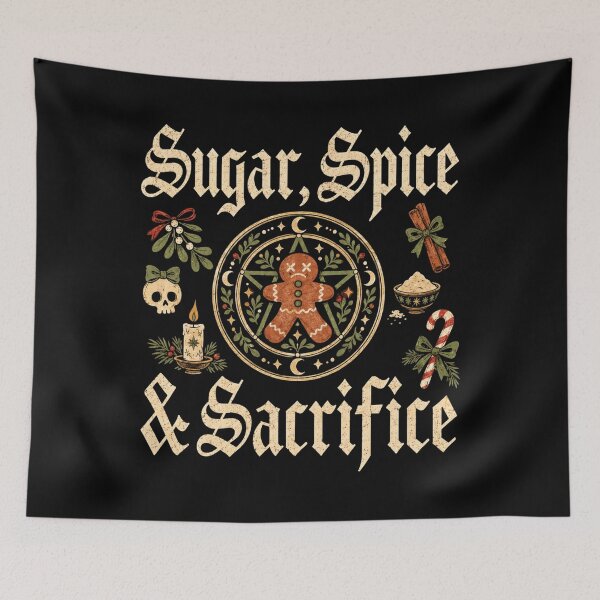 Item preview, Sugar Spice And Sacrifice Gingerbread Creepmas Gothic designed and sold by MagnusDorsey.