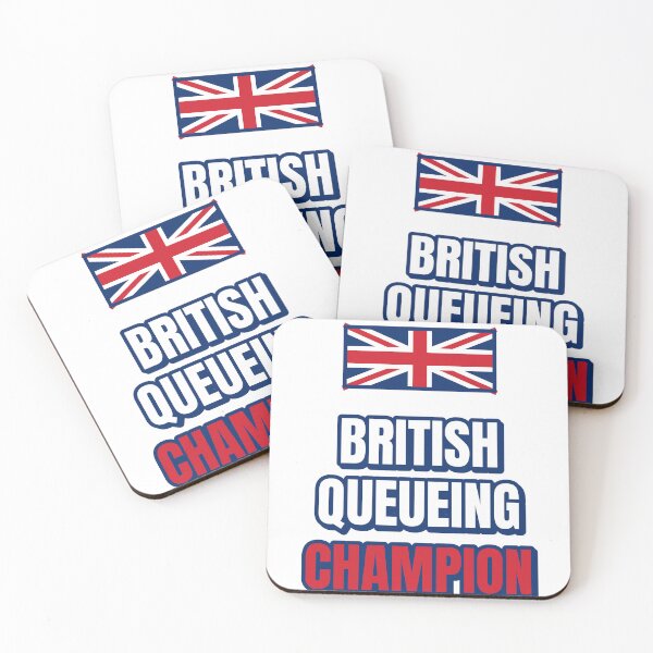 Item preview, British Queueing Champion – Funny UK Pride designed and sold by Nation Banter.