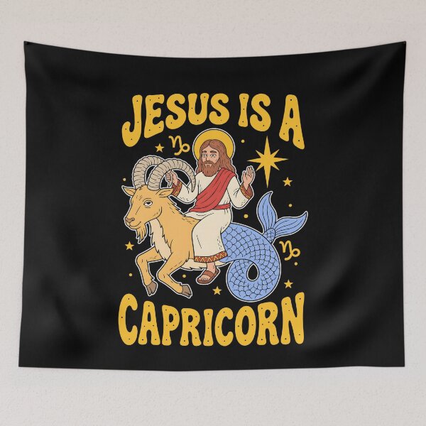 Item preview, Jesus Is a Capricorn Zodiac Astrology designed and sold by raewaelchi.