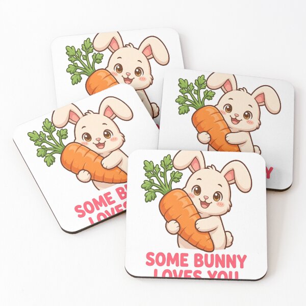 Item preview, Some Bunny Loves You Cute Bunny Carrot designed and sold by peakprintsusa.