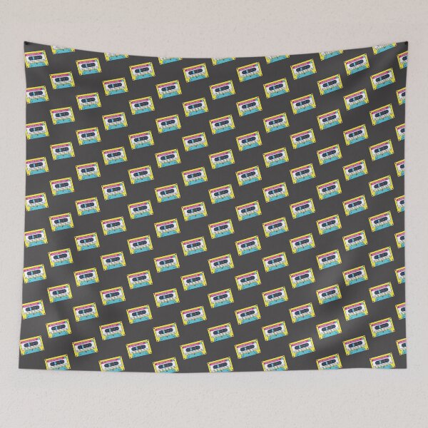 Item preview, No Strings Attached Vintage Cassette Tape Retro Music Design designed and sold by tagtalks.