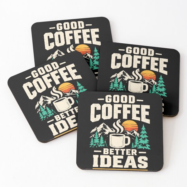 Item preview, Good Coffee Better Ideas Vintage Mountain designed and sold by raewaelchi.