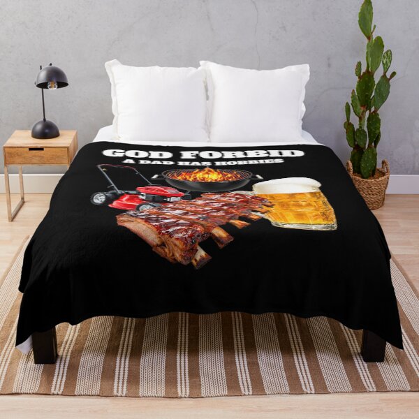 Item preview, God Forbid a Dad Has Hobbies Funny BBQ designed and sold by raewaelchi.