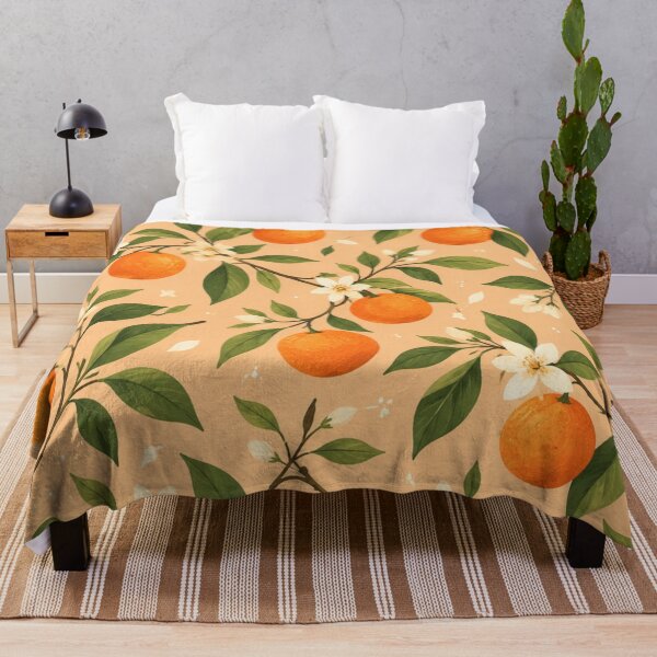 Item preview, Orange Blossom Botanical Pattern designed and sold by Art-spree.