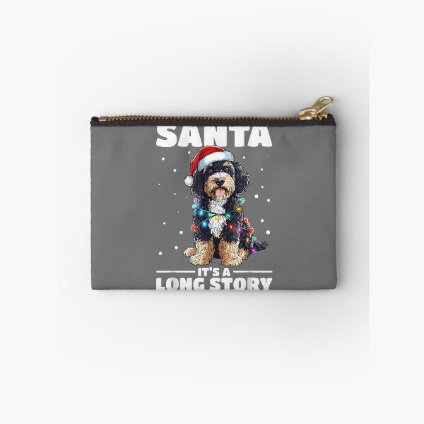 Item preview, Bernedoodle Christmas Santa It's a Long Story designed and sold by KristineLi.