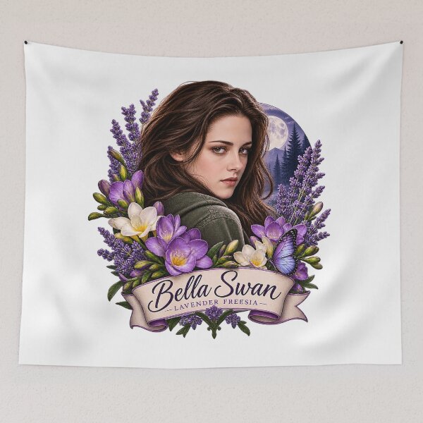 Item preview, Bella Swan Lavender Freesia – Gothic Floral Twilight Aesthetic designed and sold by adammann4.