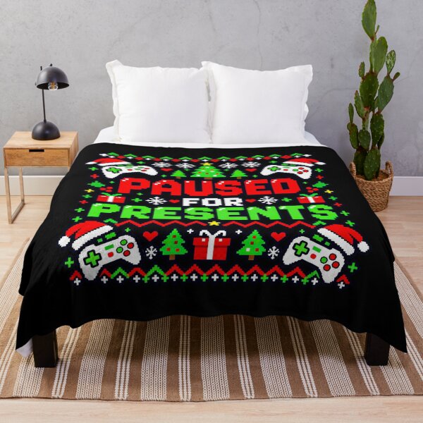 Item preview, Gamer Ugly Sweater, Paused For Presents Gamer Ugly Christmas Sweater designed and sold by graphic-genie.