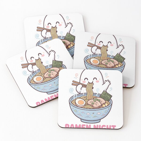 Item preview, Ramen Night Cute Ghost Eating Ramen Funny designed and sold by peakprintsusa.