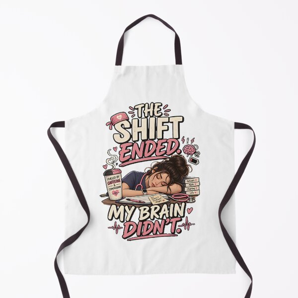 Item preview, Funny Nurse Overthinking Gift - The Shift Ended My Brain Design for Healthcare Workers designed and sold by EstherCGraphic.