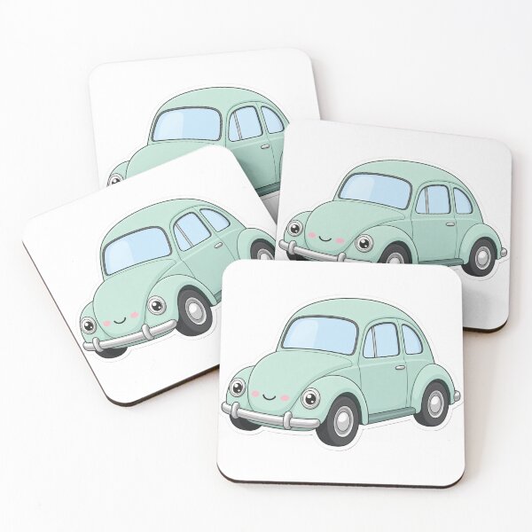 Item preview, Little Mint Bug Car designed and sold by GNDSW-Sticker.