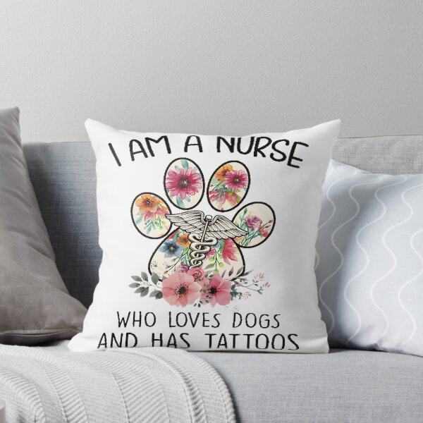 Item preview, Proud Nurse Who Loves Dogs - Cute and Caring Design for Animal Lovers designed and sold by EstherCGraphic.