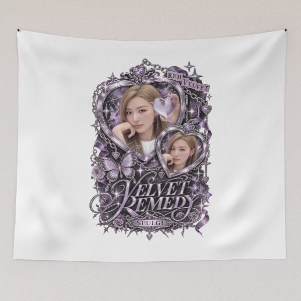 Item preview, Red Velvet Seulgi Velvet Remedy Silver Heart Frame designed and sold by Valereekmerch.