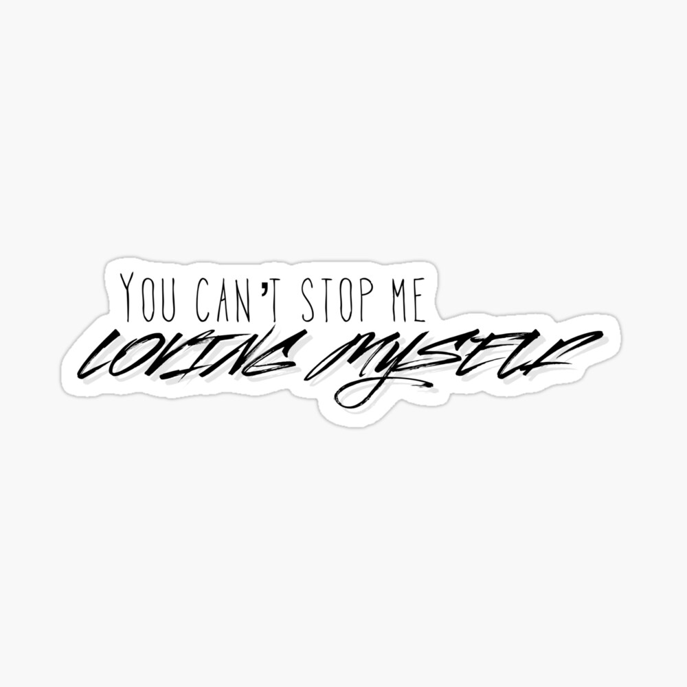 You Can T Stop Me Loving Myself Bts Art Board Print By Aqdang Redbubble