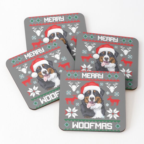 Item preview, Bernese Mountain Dog Merry Woofmas Gift designed and sold by KristineLi.