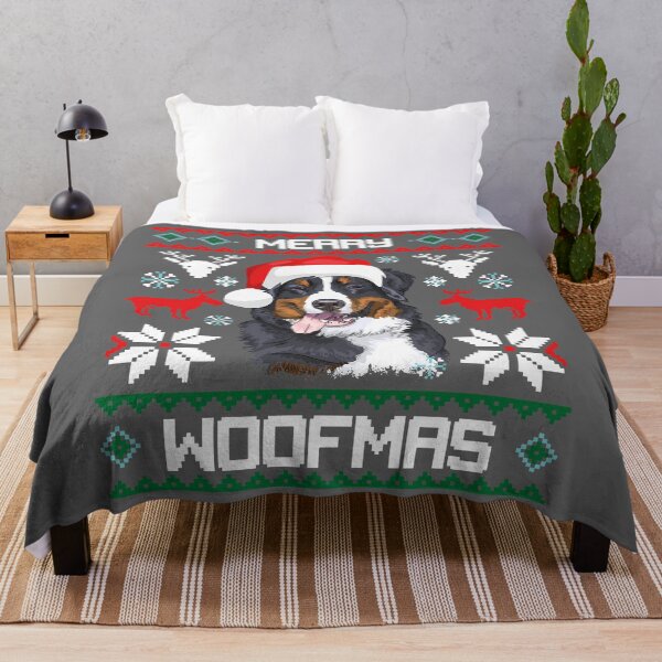Item preview, Bernese Mountain Dog Merry Woofmas Gift designed and sold by KristineLi.