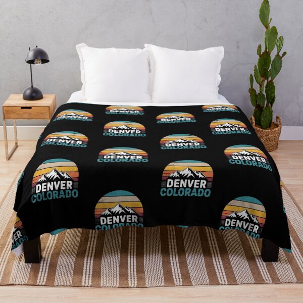 Item preview, Vintage Denver Colorado Retro Rocky Mountains Sunset designed and sold by FestivityFinds.