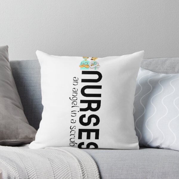 Item preview, Nurses Are Angels in Scrubs Inspirational Healthcare Design designed and sold by EyopenStore.