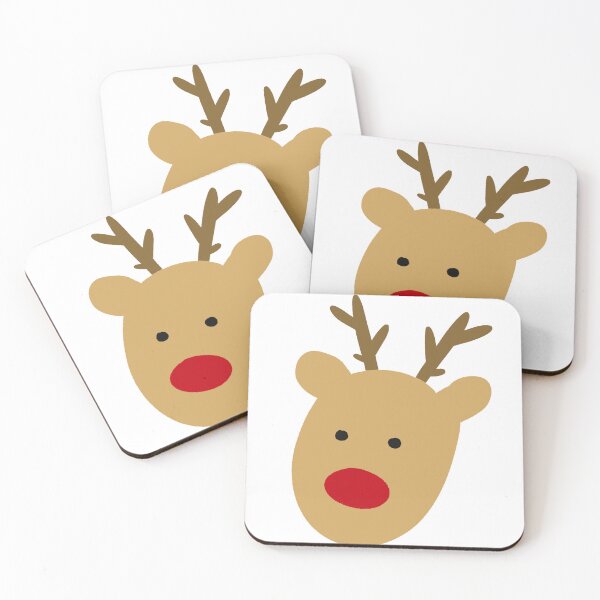 Item preview, Red Nosed Reindeer Christmas Character designed and sold by raun.draw.