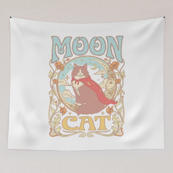 Item preview, Vintage Moon Cat. (Retro Grunge) #2 designed and sold by EunsooLee.