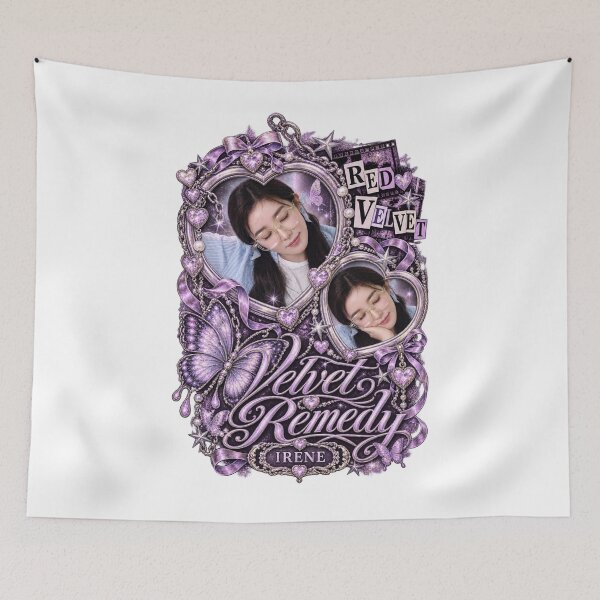 Item preview, Red Velvet Irene Velvet Remedy Silver Heart Frame designed and sold by Valereekmerch.