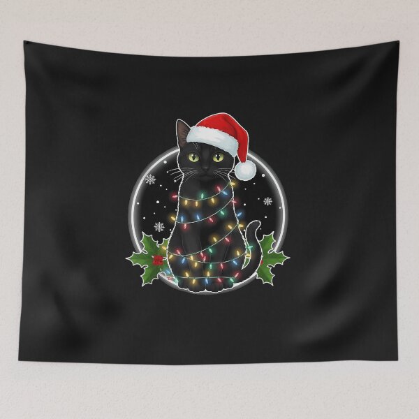 Item preview, Meowy Christmas Black Cat Shirt for Women designed and sold by FrankIsabel.