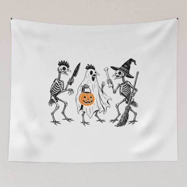 Item preview, Spooky Chicken Halloween Trio Costume Art designed and sold by Dmo3HarkoArt.