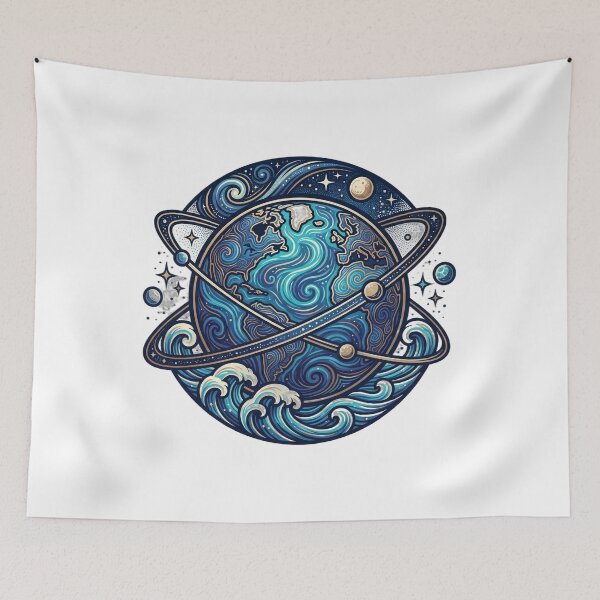 Item preview, blue planet 3 — Original emblem composition designed and sold by DigitalGraphic1.