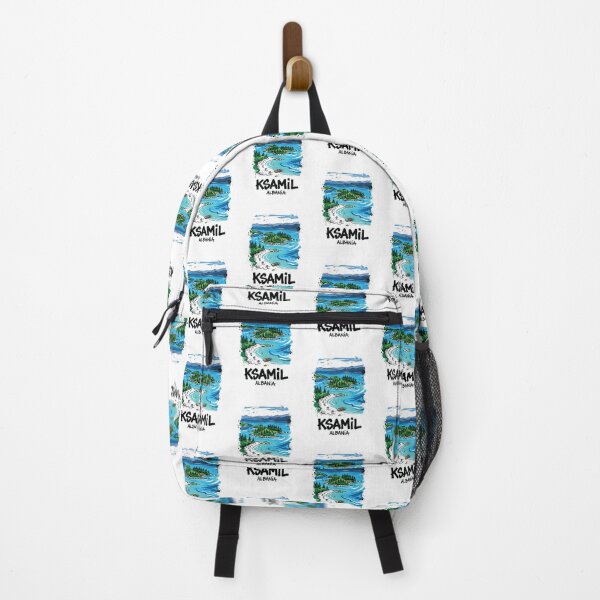 Item preview, Ksamil Albania Turquoise Islands Travel Art designed and sold by Merch by Das Design Studio.
