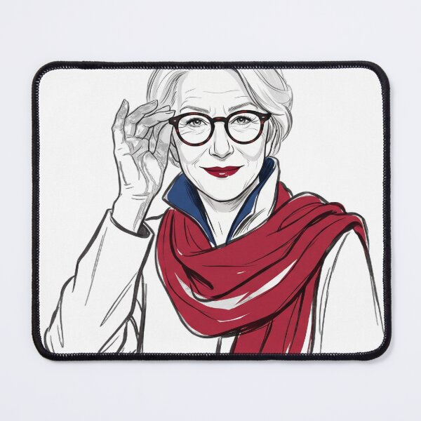 Item preview, helen mirren — Expressive line art designed and sold by DigitalGraphic1.
