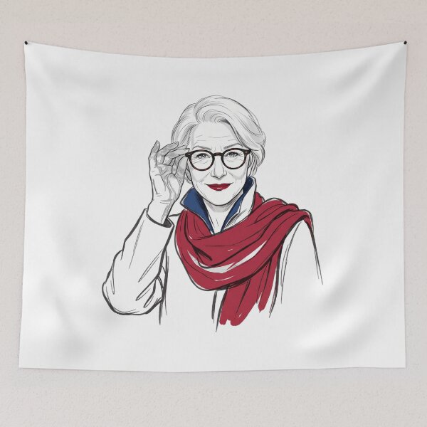 Item preview, helen mirren — Expressive line art designed and sold by DigitalGraphic1.