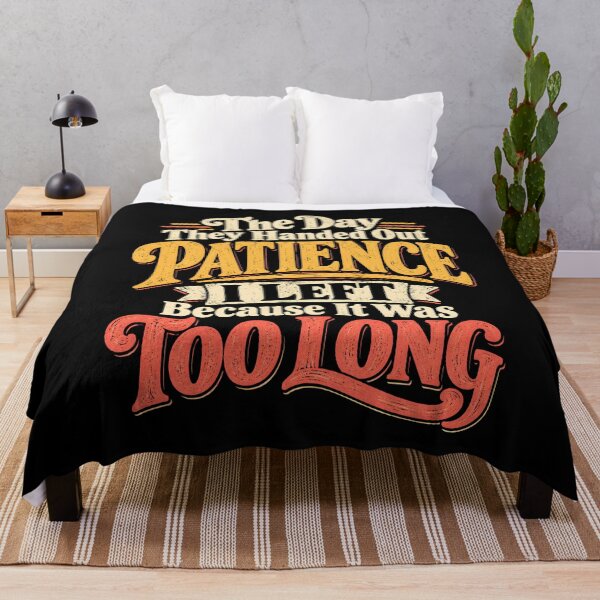 Item preview, The Day They Handed Out Patience designed and sold by fairmont-press.