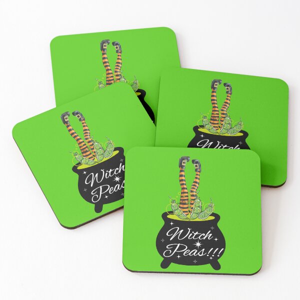Item preview, Witch Peas! Cute Halloween Garden Witch Pun designed and sold by IAmAltoriaPope.