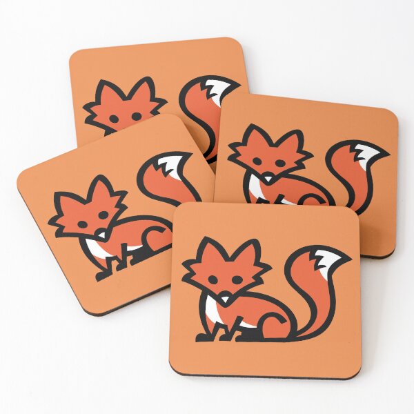 Item preview, Cute Orange Fox in a modern art style designed and sold by hitNmiss.