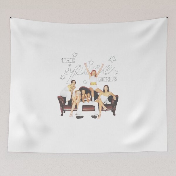 Item preview, Spice Girls White Outfits Vintage Group Photo designed and sold by Strayplaym.