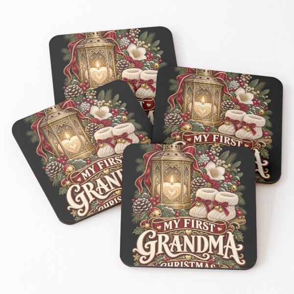 Item preview, My First Christmas as Grandma designed and sold by Art For You Studio.
