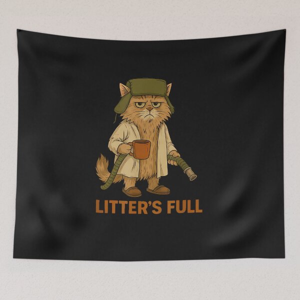 Item preview, Litter's Full Cat Humor Christmas Shirt designed and sold by FrankIsabel.