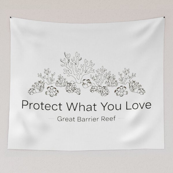Item preview, Great Barrier Reef Coral Conservation Line Art designed and sold by Yellowriversss.