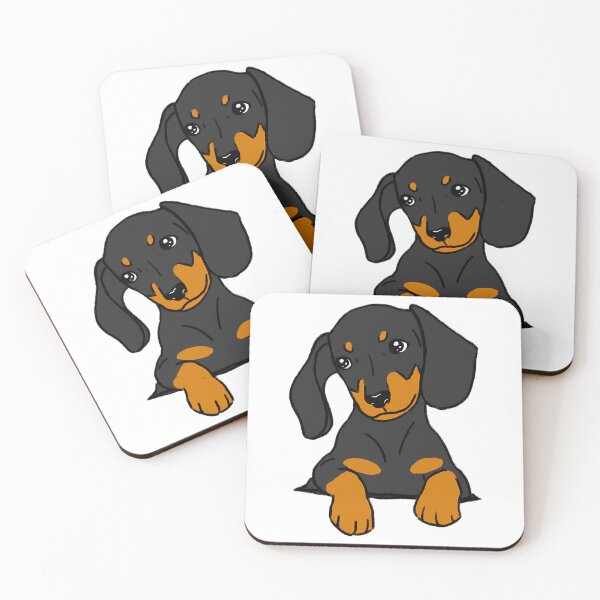 Item preview, Dachshund Puppy In Your Pocket Grey designed and sold by leone-laurinda.