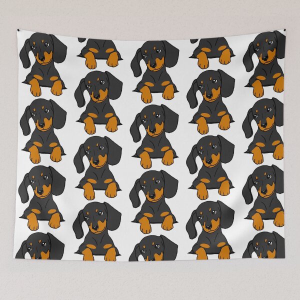 Item preview, Dachshund Puppy In Your Pocket Grey designed and sold by leone-laurinda.