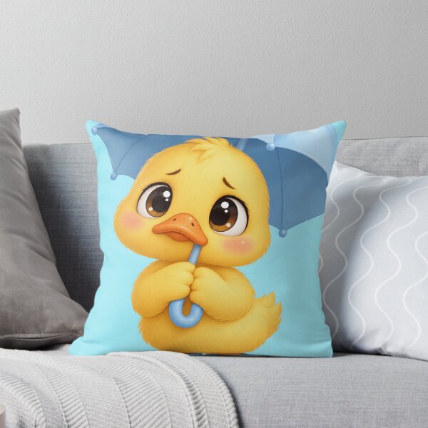 Item preview, Anxious Duck in Rain Boots Cute Funny Bird Art designed and sold by iyonic art.