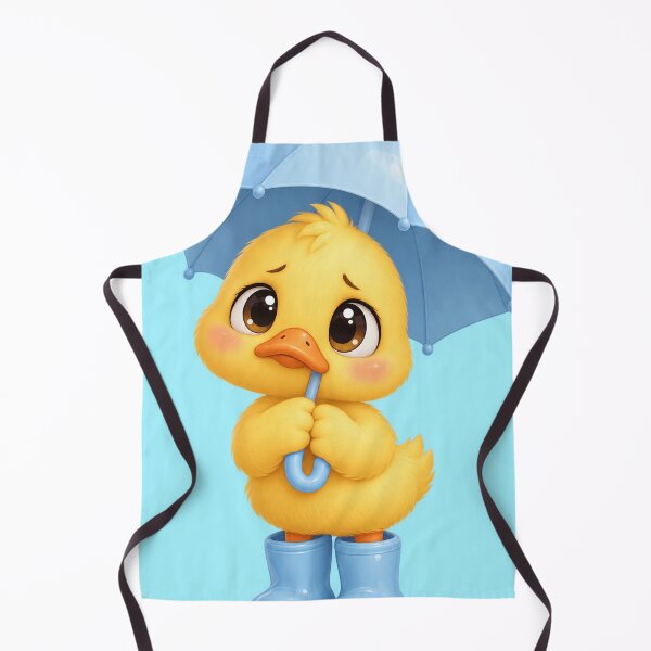 Item preview, Anxious Duck in Rain Boots Cute Funny Bird Art designed and sold by iyonic art.