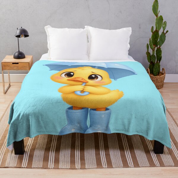Item preview, Anxious Duck in Rain Boots Cute Funny Bird Art designed and sold by iyonic art.