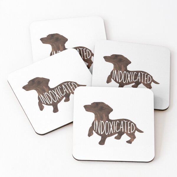 Item preview, Indoxicated - Dachshund Doxie Funny Saying designed and sold by leone-laurinda.